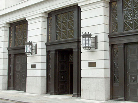 Historic Bronze Doors Victoria House London The restored historic bronze doors at Victoria House in London are a successful example of Bronze maintenance of buildings